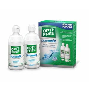 Opti free PureMoist roztok na kontaktní čočky 2x300 ml obraz