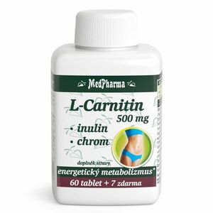 MedPharma L-Carnitin 500 mg + Inulin + Chrom 67 tablet obraz