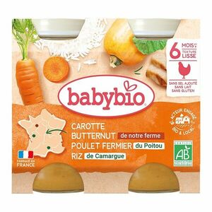 BABYBIO mrkev dýně rýže 2x200g obraz