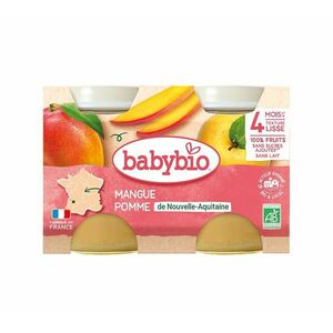 Babybio Mango a jablko 2x130 g obraz