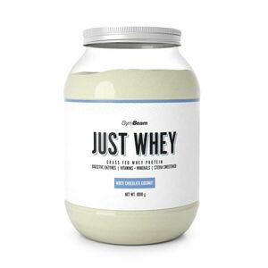 GymBeam Protein Just Whey white chocolate coconut 1000 g obraz