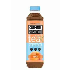 OSHEE Vitamínový černý čaj broskev bez cukru 555 ml obraz