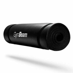 GymBeam Yoga Mat Black podložka na cvičení obraz