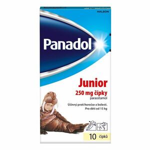 Panadol Junior 250 mg čípky 10 ks obraz