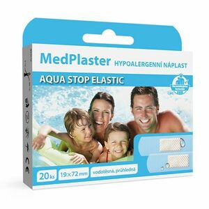 MedPlaster Náplast AQUA stop elastic 19x72 mm 20 ks obraz