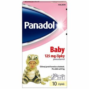 Panadol Baby 125 mg čípky 10 ks obraz