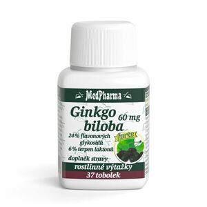 MedPharma Ginkgo biloba 60 mg Forte 37 tobolek obraz