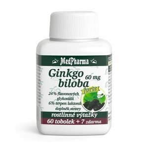 MedPharma Ginkgo biloba 60 mg Forte 67 tobolek obraz