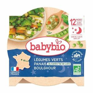 Babybio Zelená zelenina, pastinák a boulghour 230 g obraz