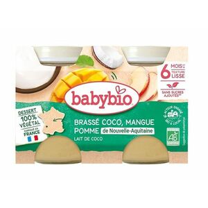 Babybio Brassé Mango, ananas a kokosové mléko 2x130 g obraz