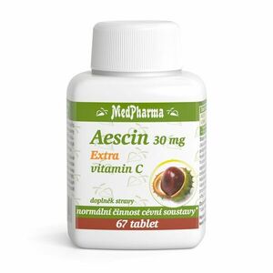 MedPharma Aescin 30 mg Extra vitamin C 67 tablet obraz