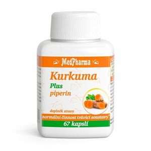 MedPharma Kurkuma Plus piperin 67 kapslí obraz