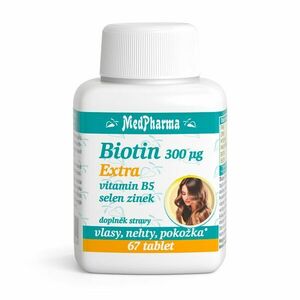 MedPharma Biotin 300 µg Extra 67 tablet obraz