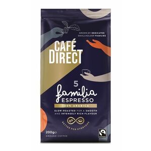 Cafédirect Familia Espresso SCA 82 mletá káva 200 g obraz