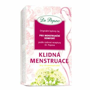 Dr. Popov Čaj Klidná menstruace nálevové sáčky 20x1, 5 g obraz