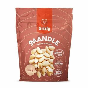 Grizly Mandle natural loupané 250 g obraz