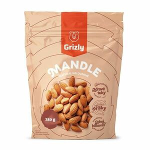 Grizly Mandle natural neloupané 250 g obraz