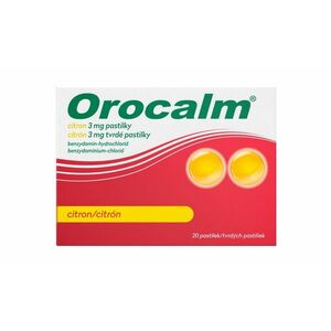 Orocalm Citron 3 mg 20 pastilek obraz