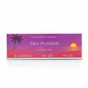 California Farms Sex please 200 mg CBD/150 mg CBG čokoláda 10 ks obraz