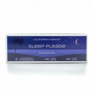 California Farms Sleep please 200 mg CBD/150 mg CBN čokoláda 10 ks obraz