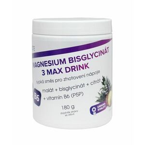 Vieste Magnesium bisglycinát 3 Max Drink příchuť ananas 180 g obraz