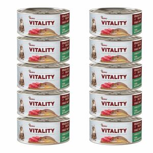 Akinu VITALITY Tuňák & síh konzerva pro kočky 10 x 70 g obraz