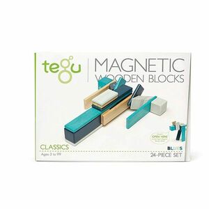 TEGU Magnetická stavebnice Blue - 24 dílů obraz