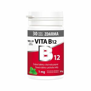 Vitabalans Vita B12 1 mg 100+30 žvýkacích tablet obraz