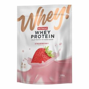 Nutrend Whey Protein jahoda 390 g obraz