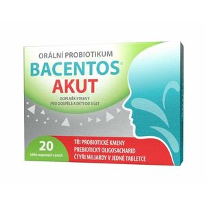 BACENTOS Akut Orální probiotikum 20 tablet obraz