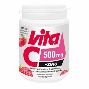 Vitabalans Vita-C 500 mg + Zinc 150 žvýkacích tablet obraz