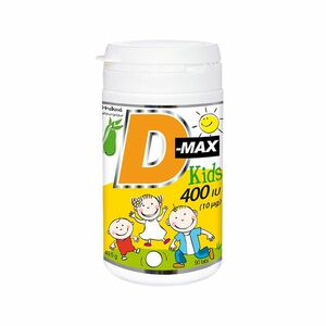 Vitabalans D-Max Kids 400 IU 90 žvýkacích tablet obraz