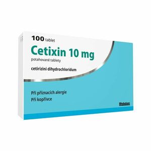 Cetixin 10 mg 100 tablet obraz