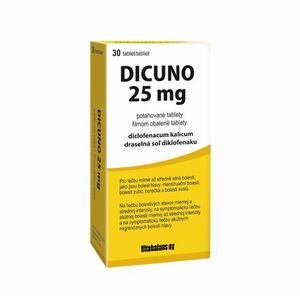 Dicuno 25 mg 30 tablet obraz