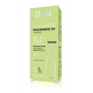 Delia Niacinamide 10% + Zinc Sérum na obličej, krk a dekolt 30 ml obraz