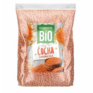 Organis Červená čočka celá BIO 500 g obraz