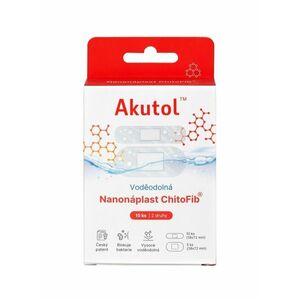 Akutol Nanonáplast ChitoFib® voděodolné balení 15 ks obraz