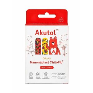 Akutol Nanonáplast ChitoFib® dětské balení 15 ks obraz