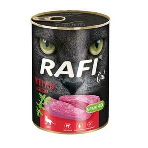 Rafi Cat Grain Free - Bezlepková konzerva s telecím masem pro kočky 400g - konzerv obraz