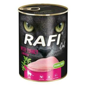 Rafi Cat Grain Free - Bezlepková konzerva s krůtím masem pro kočky 400g - konzerv obraz