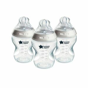 Tommee Tippee Natural Start Samosterilizační kojenecká lahev ANTI-COLIC pomalý průtok 0m+ 260 ml 3 ks obraz