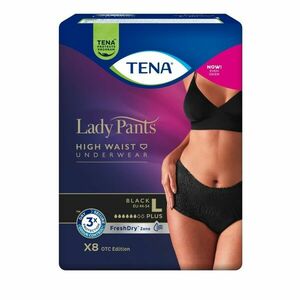 Tena Lady Pants Plus Black Large inkontinenční kalhotky 8 ks obraz