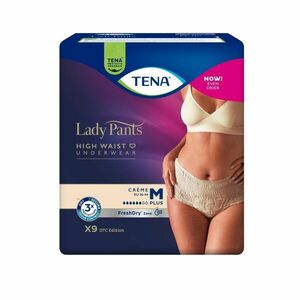 Tena Lady Pants Plus Creme Medium inkontinenční kalhotky 9 ks obraz