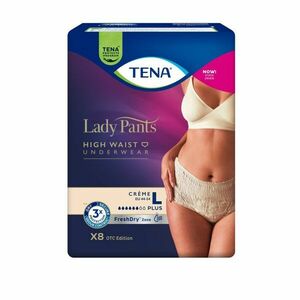 Tena Lady Pants Plus Creme Large inkontinenční kalhotky 8 ks obraz