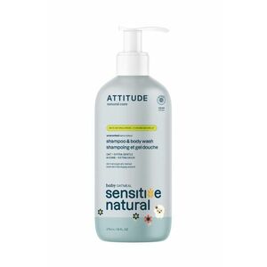 ATTITUDE Sensitive Skin Baby Dětské tělové mýdlo a šampon s ovsem 473 ml obraz