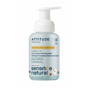 ATTITUDE Sensitive Skin Baby Dětská mycí pěna s ovsem 250 ml obraz