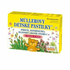 Dr. Müller Müllerovy dětské pastilky 36 pastilek obraz