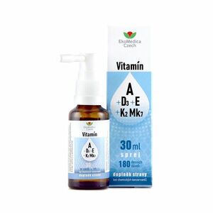 Ekomedica Vitamín A+D3+E+K2 Mk7 sprej 30 ml obraz