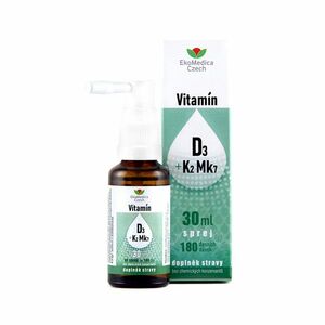 Ekomedica Vitamín D3+K2 Mk7 sprej 30 ml obraz