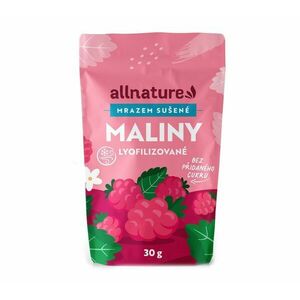 Allnature Maliny sušené mrazem 30 g obraz